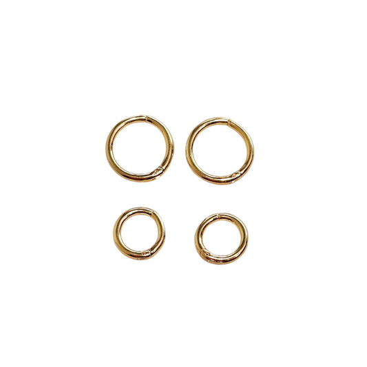 Mini Seamless Hoop 18K Gold Filled Earrings