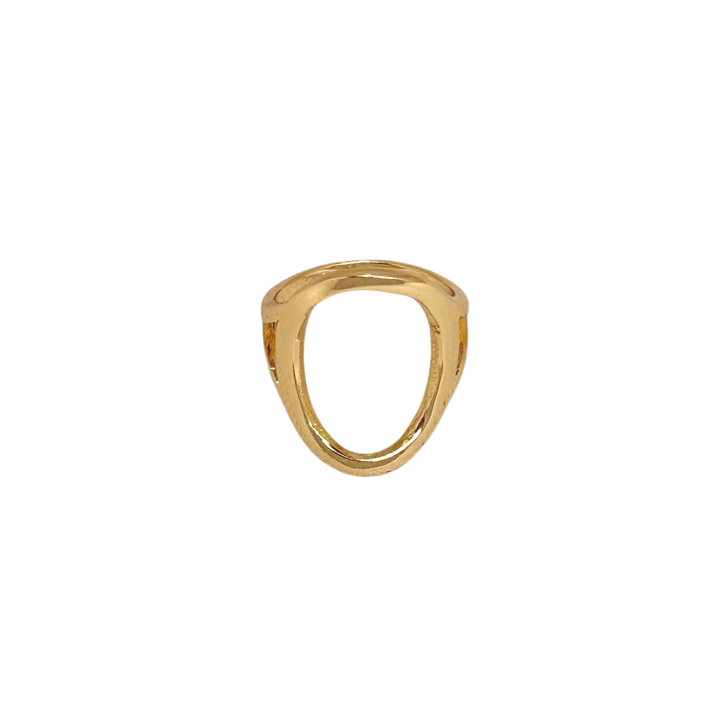 Oval Signet 18k Gold Filled Ring