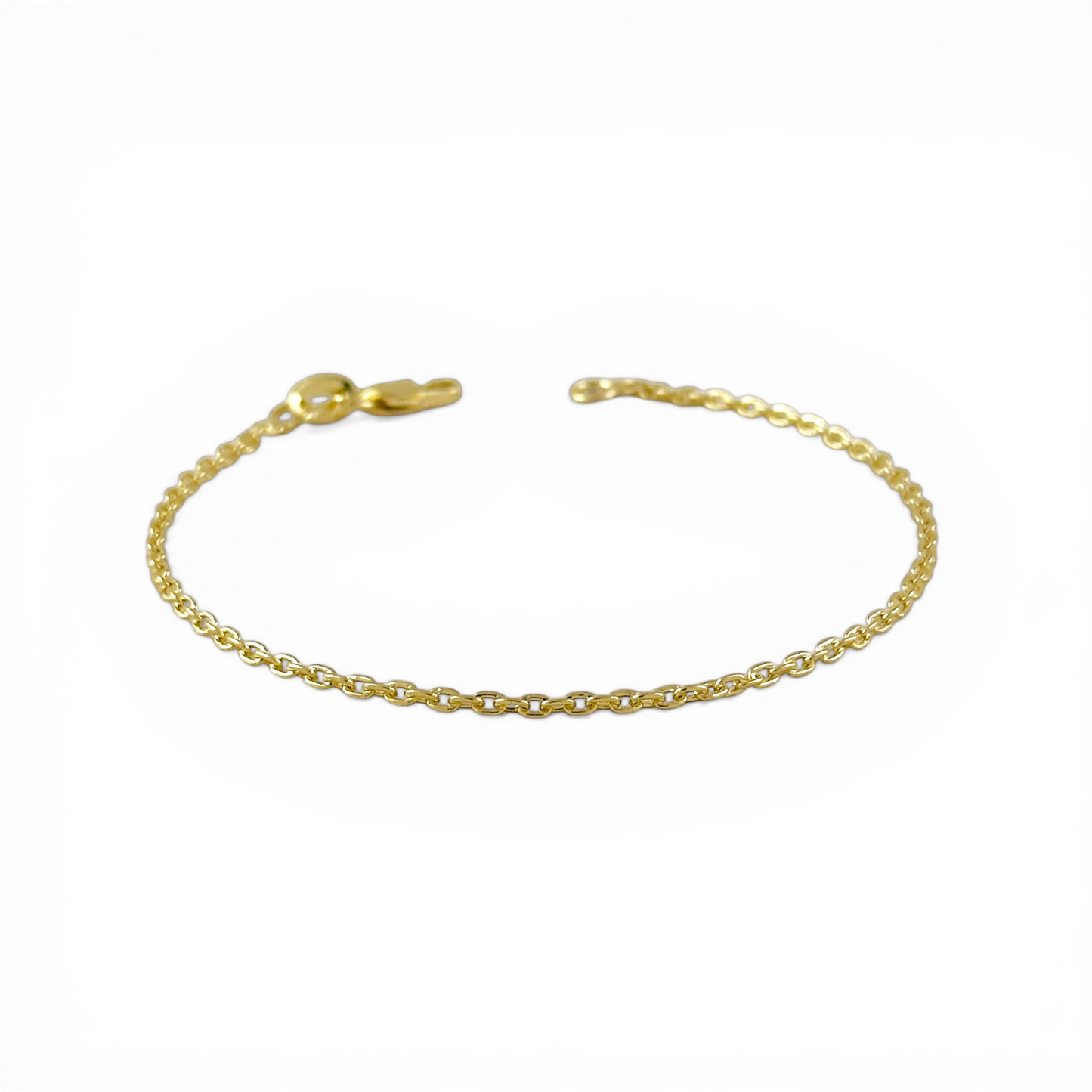 1.8mm Anchor Chain 18K Gold Filled Bracelet