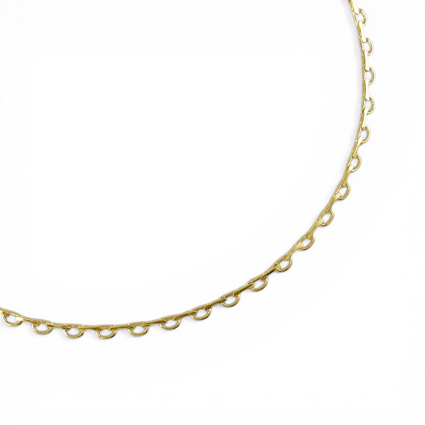 Lace Chain Choker 18K Gold Filled Necklace