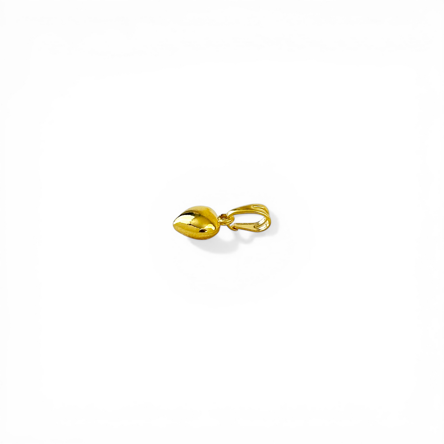 Heart Domed 10mm 18K Gold Filled Charm