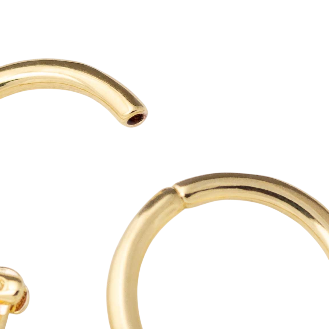 Mini Seamless Hoop 18K Gold Filled Earrings