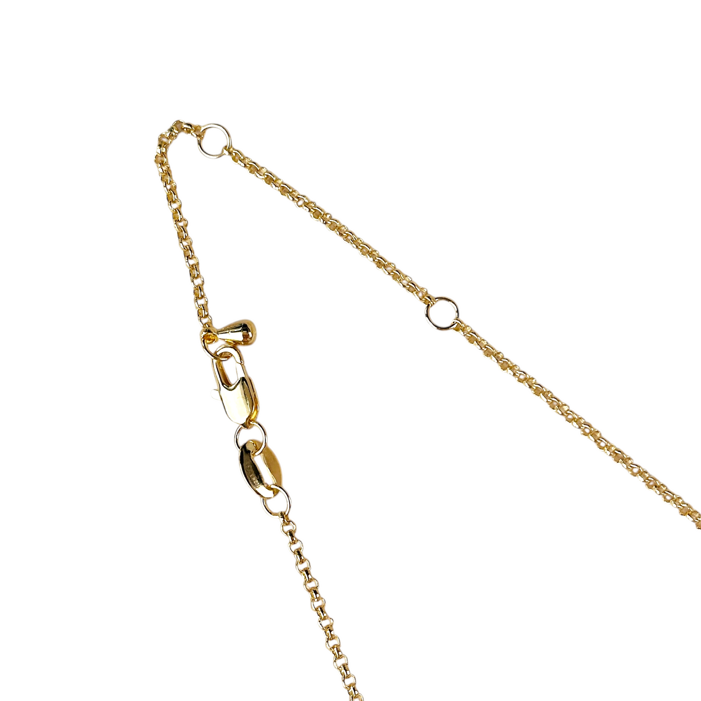 10mm Baroque Pearl Station 18k Gold Filled Necklace