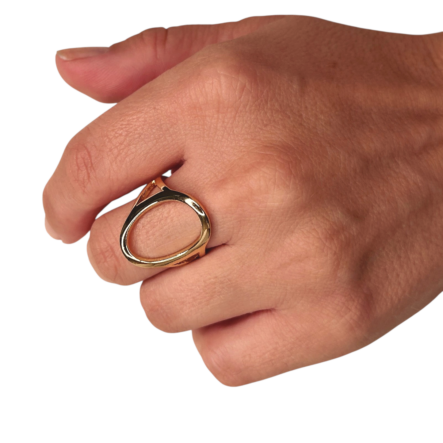 Oval Signet 18k Gold Filled Ring