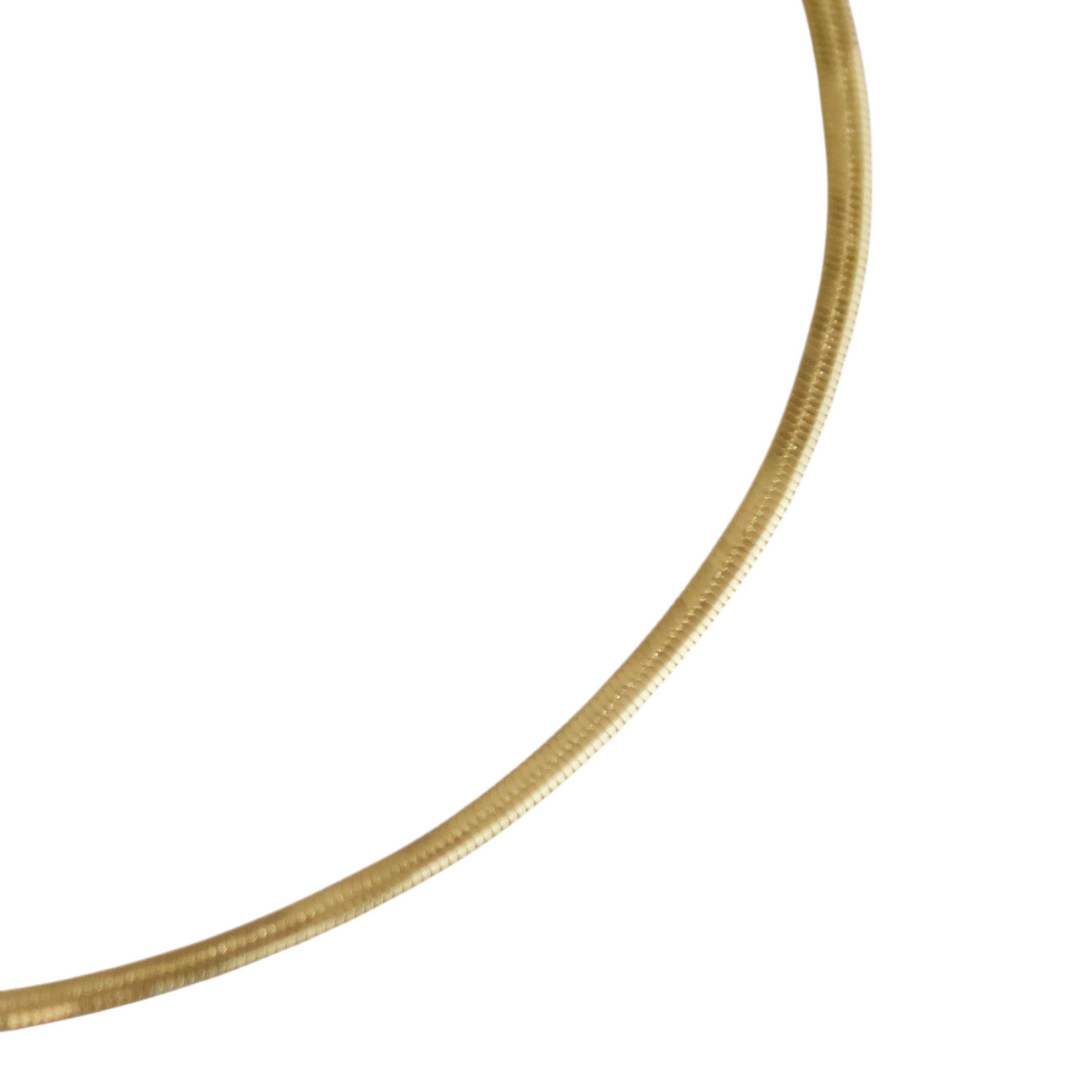 2mm Herringbone Chain 18k Gold Filled Anklet