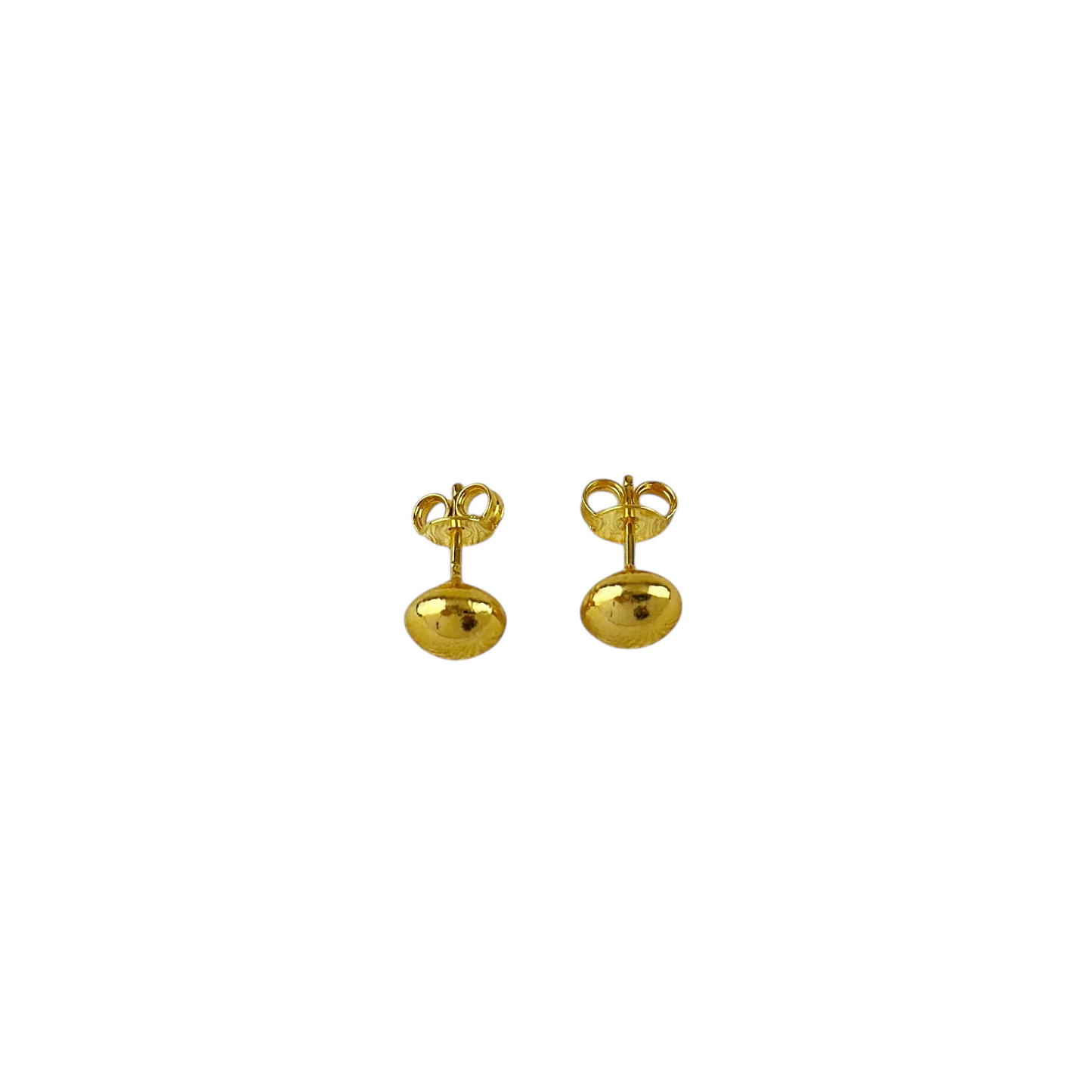 6.5mm Dome Stud 18K Gold Filled Earrings