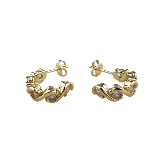 15mm Open Hoop 18k Gold Filled Earrings