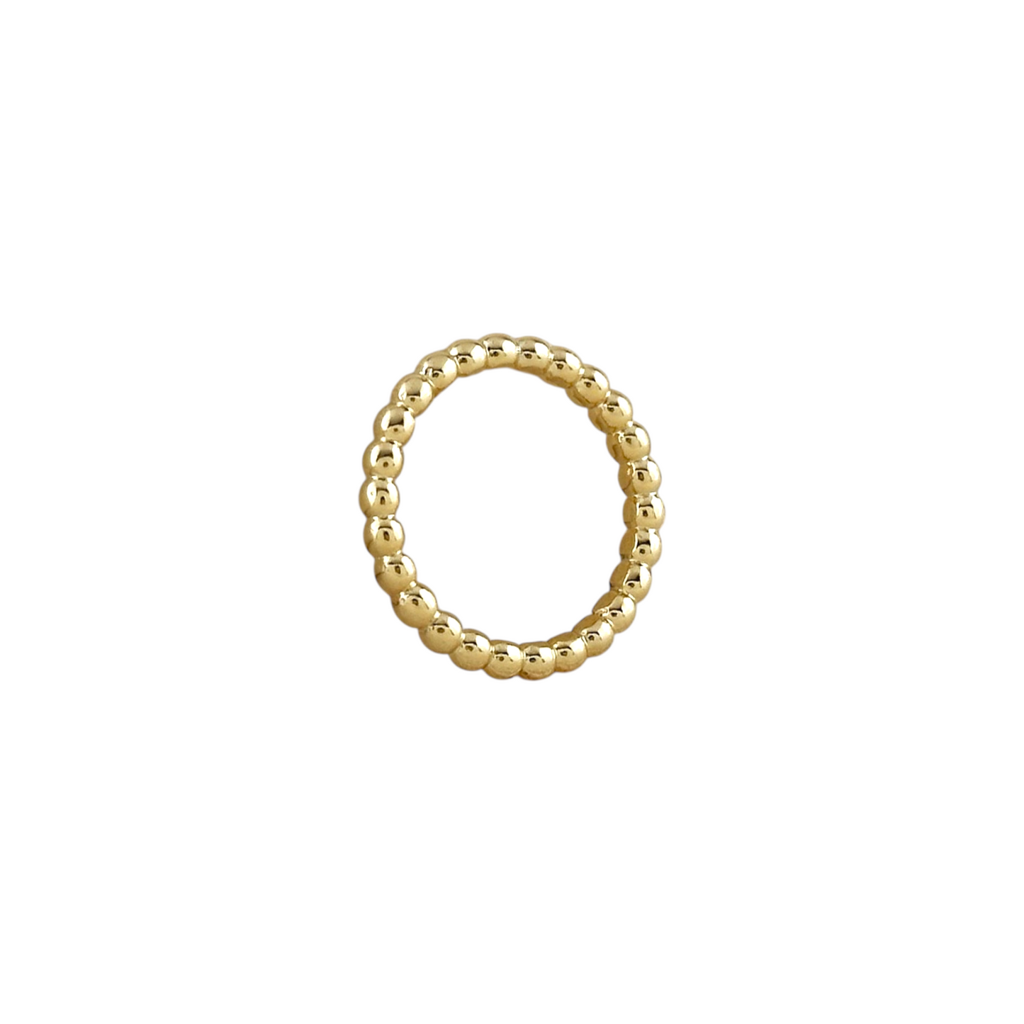 2mm Beaded Band 18k Gold Filled Ring