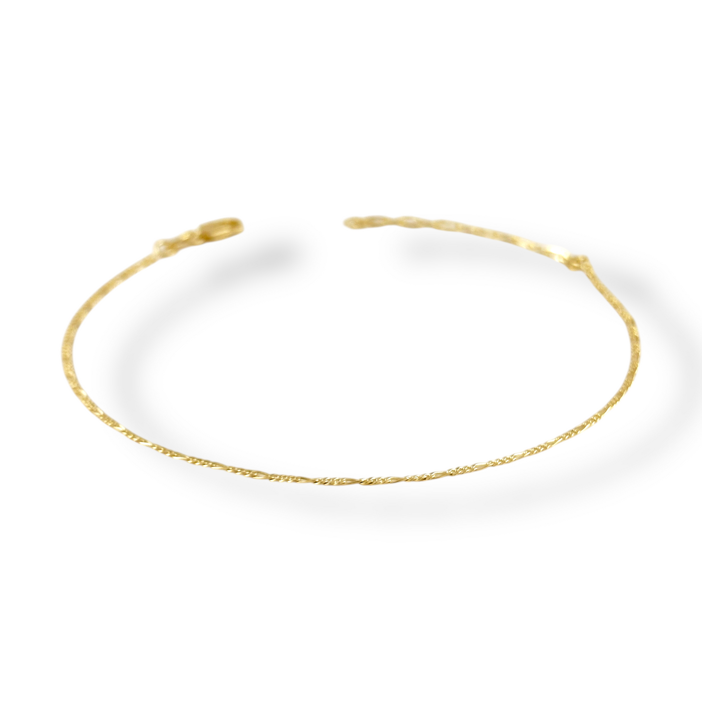1.5mm Figaro Chain 18k Gold Filled Anklet
