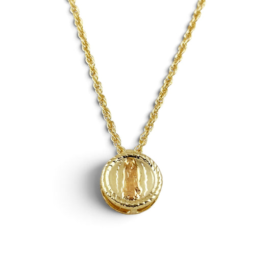 Our Lady of Guadalupe 18K Gold Filled Necklace