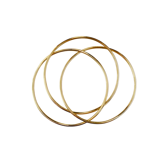 Triple Bangle 18k Gold Filled Bracelet