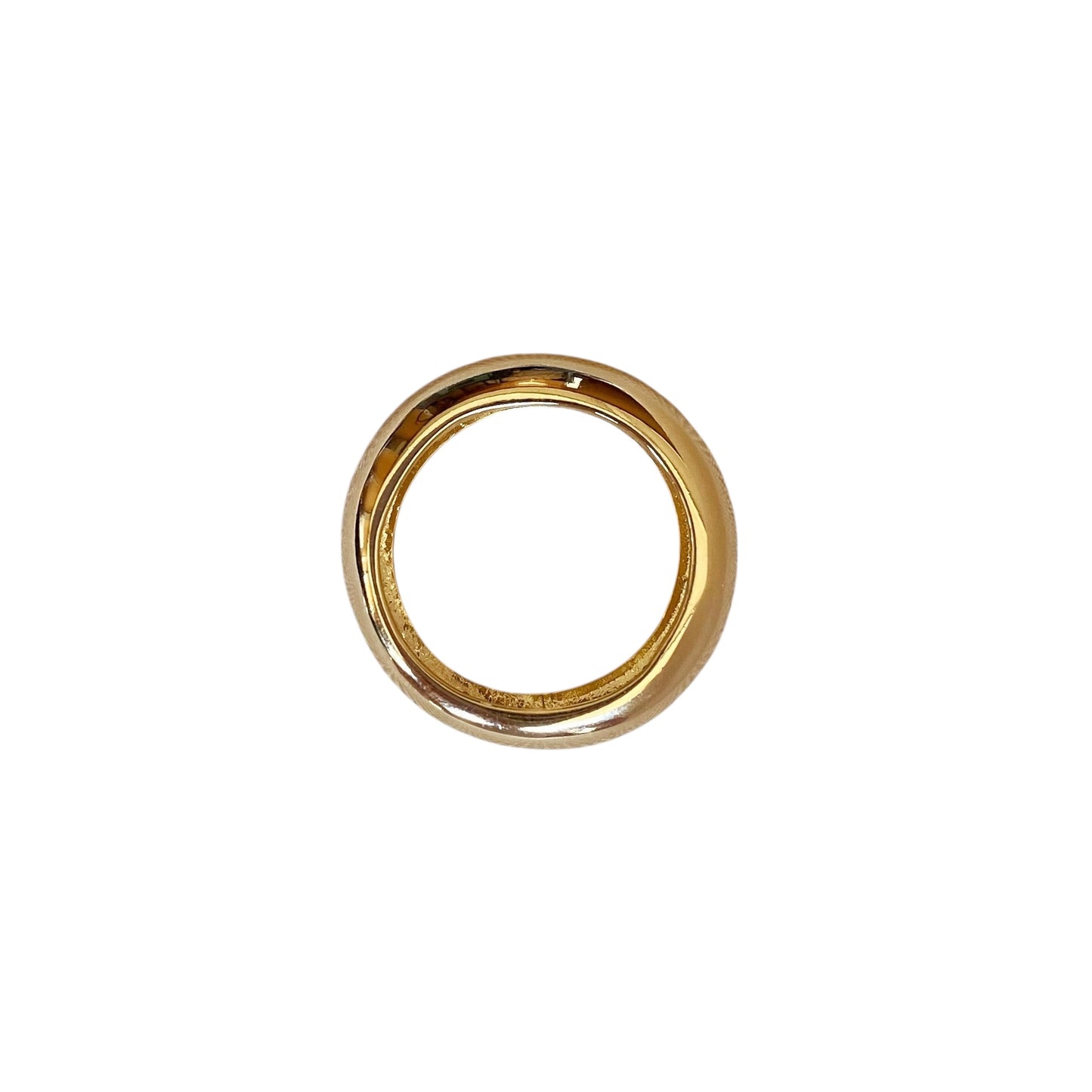 Bold Rounded Band 18k Gold Filled Ring
