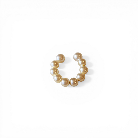 Pearl Ear Cuff 18K Gold Filled