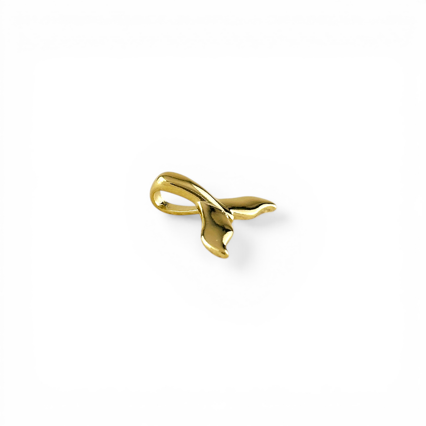 Whale Tail 15mm 18K Gold Filled Charm