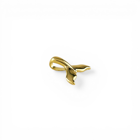 Whale Tail 15mm 18K Gold Filled Charm