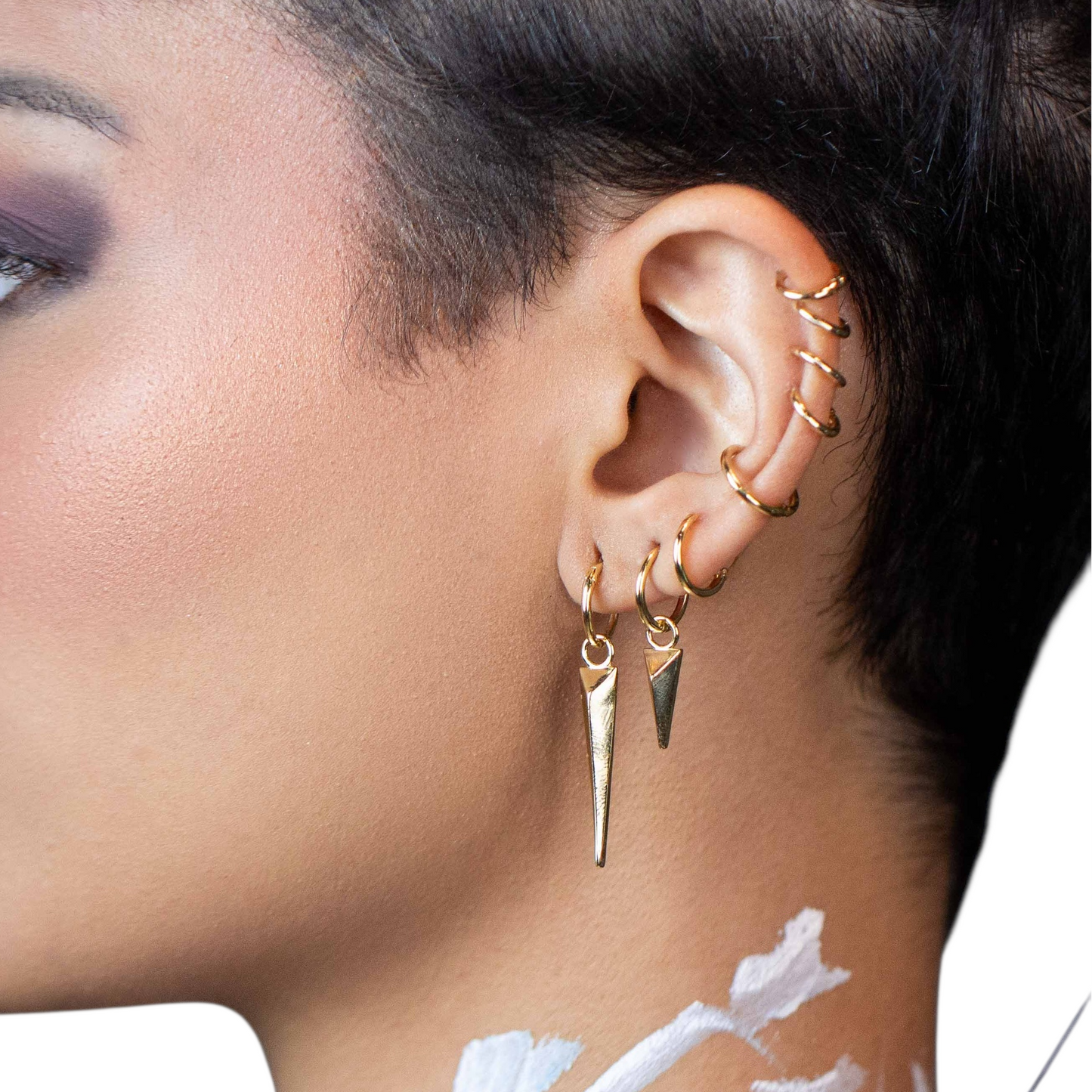 Mini Seamless Hoop 18K Gold Filled Earrings