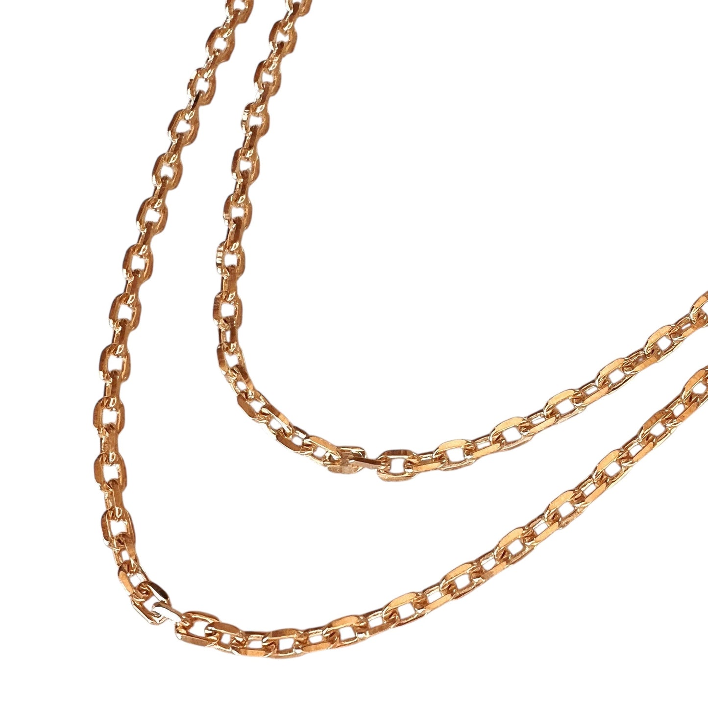 Anchor Link Chain 18k Gold Filled Necklace
