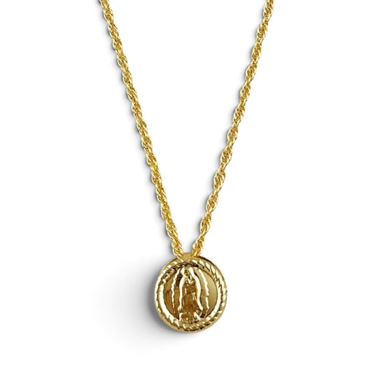 Our Lady of Guadalupe 18K Gold Filled Necklace