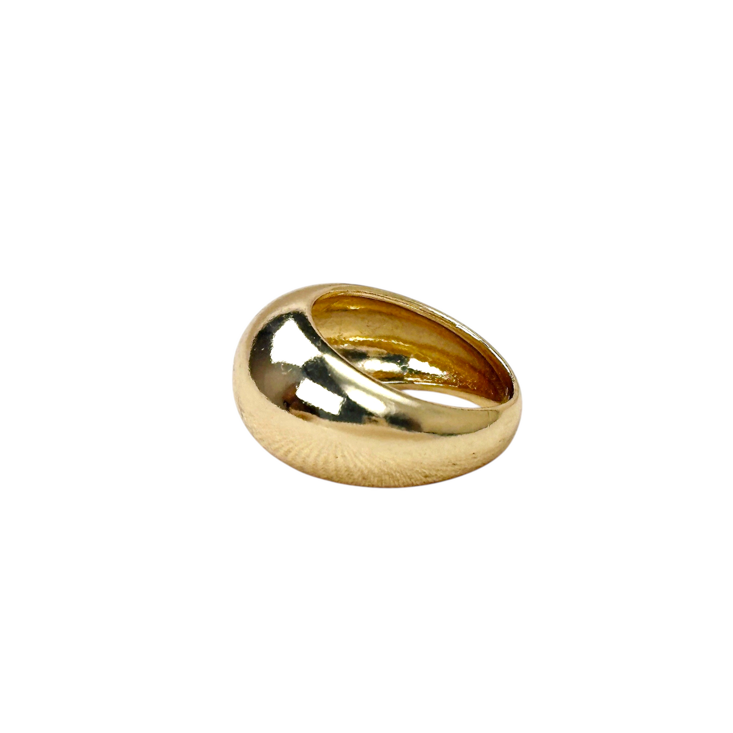 Polished Dome 18k Gold Filled Ring