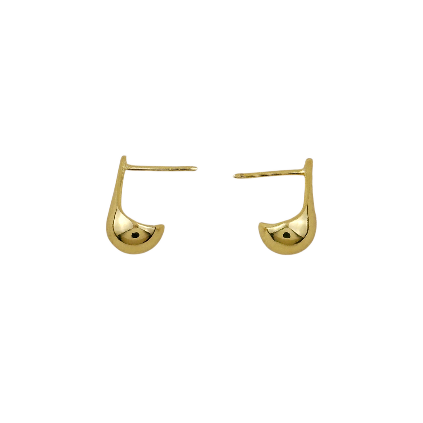 Teardrop 15mm 18K Gold Filled Stud Earrings