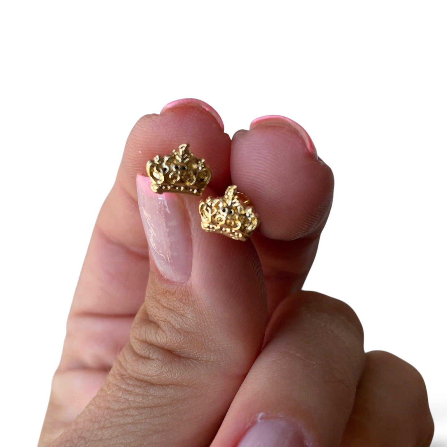 Crown Stud 18K Gold Filled Earrings