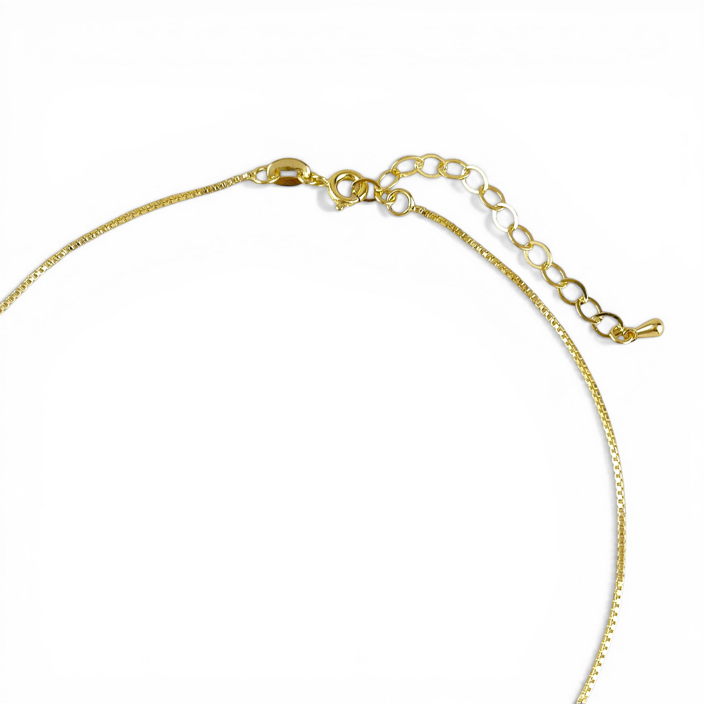 Triple Bar Pavé CZ Drop 18K Gold Filled Necklace