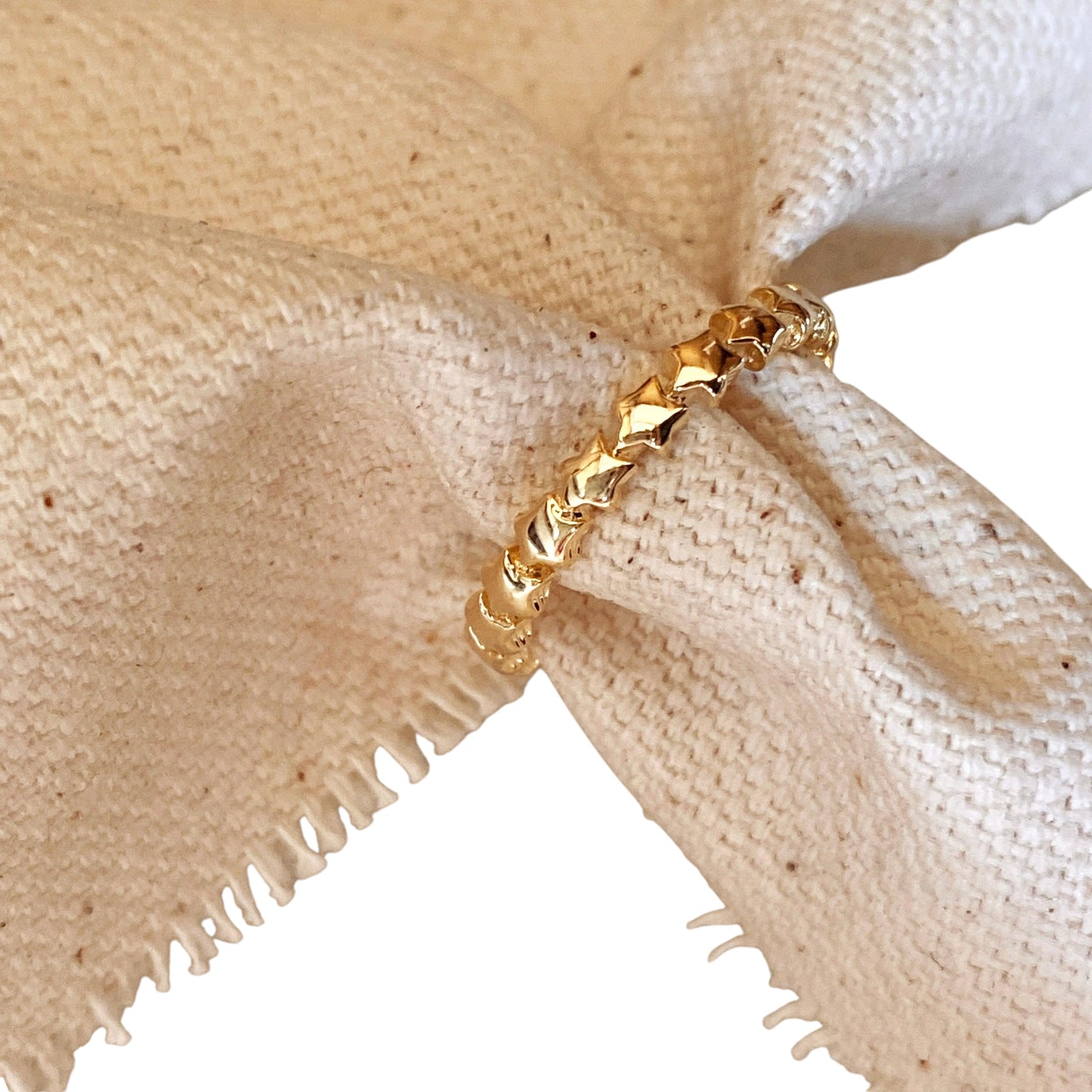 Stackable Star Band 2.2mm 18K Gold Filled Ring