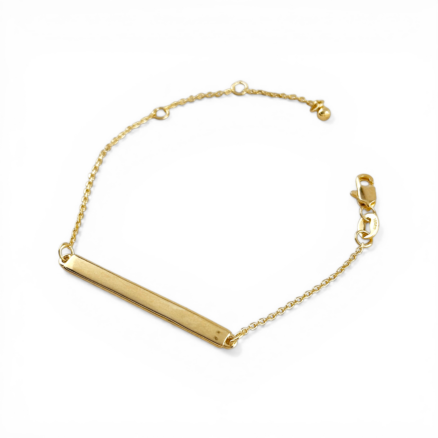 Polished Bar 18K Gold Filled Bracelet