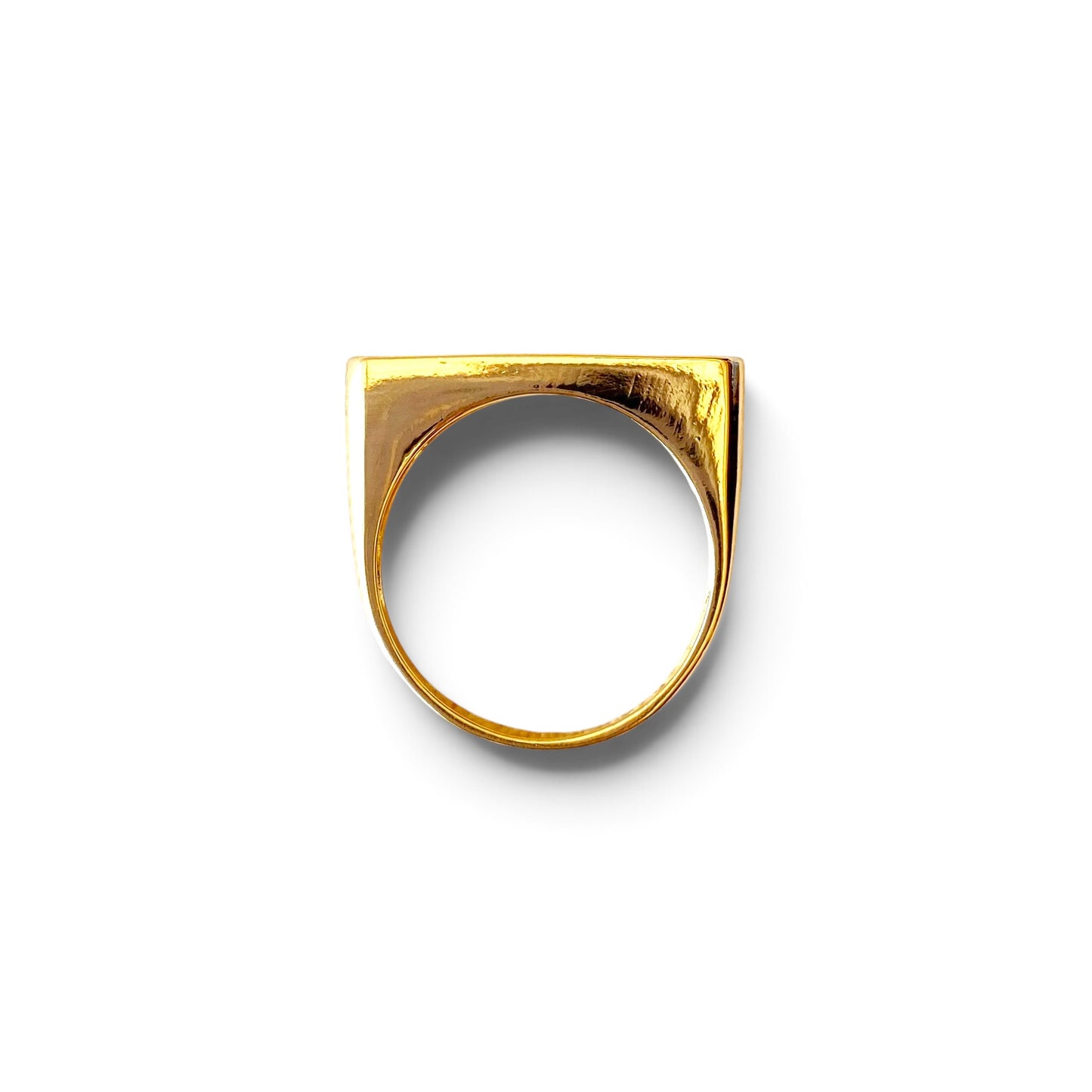 Faith Engraved Stackable 18K Gold Filled Ring