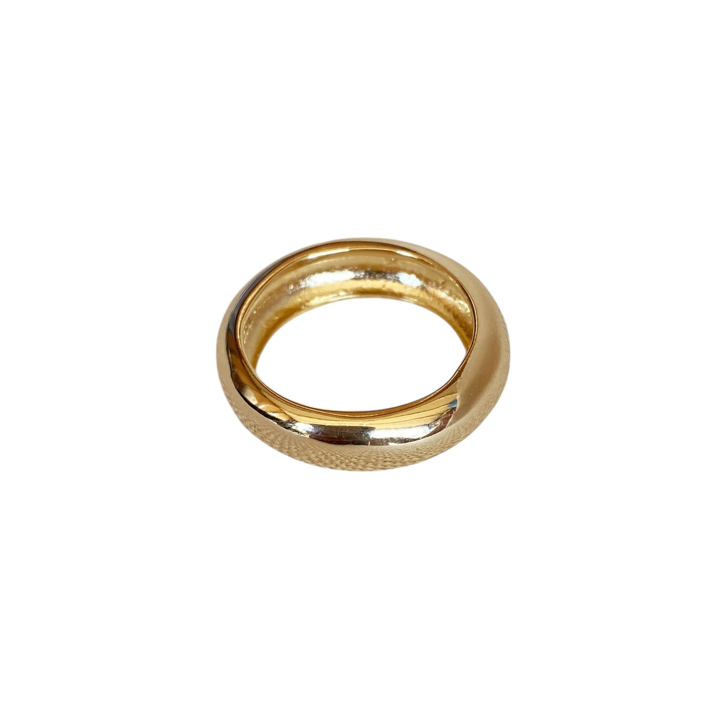 Bold Rounded Band 18k Gold Filled Ring