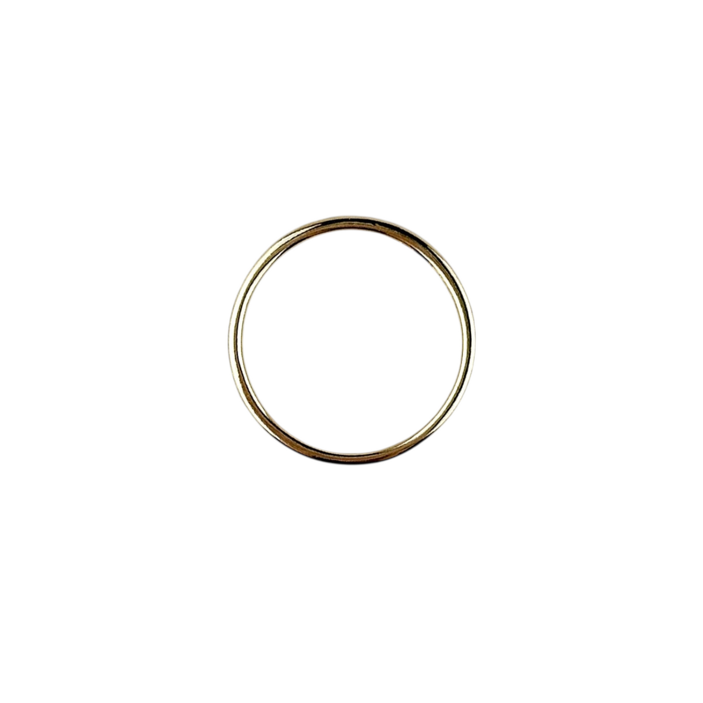 5mm Polished Flat Band 18k Gold Filled Ring