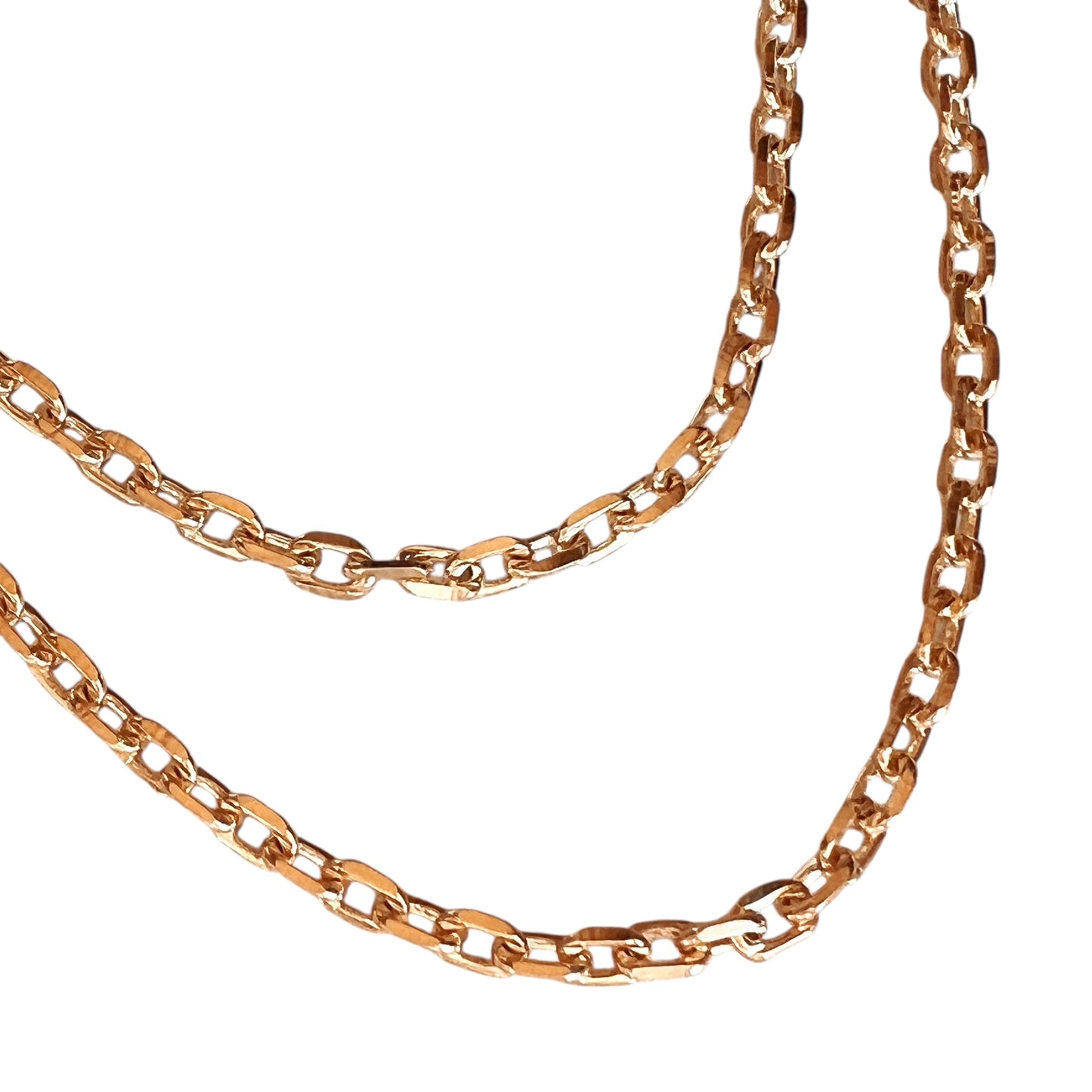 Anchor Link Chain 18k Gold Filled Necklace