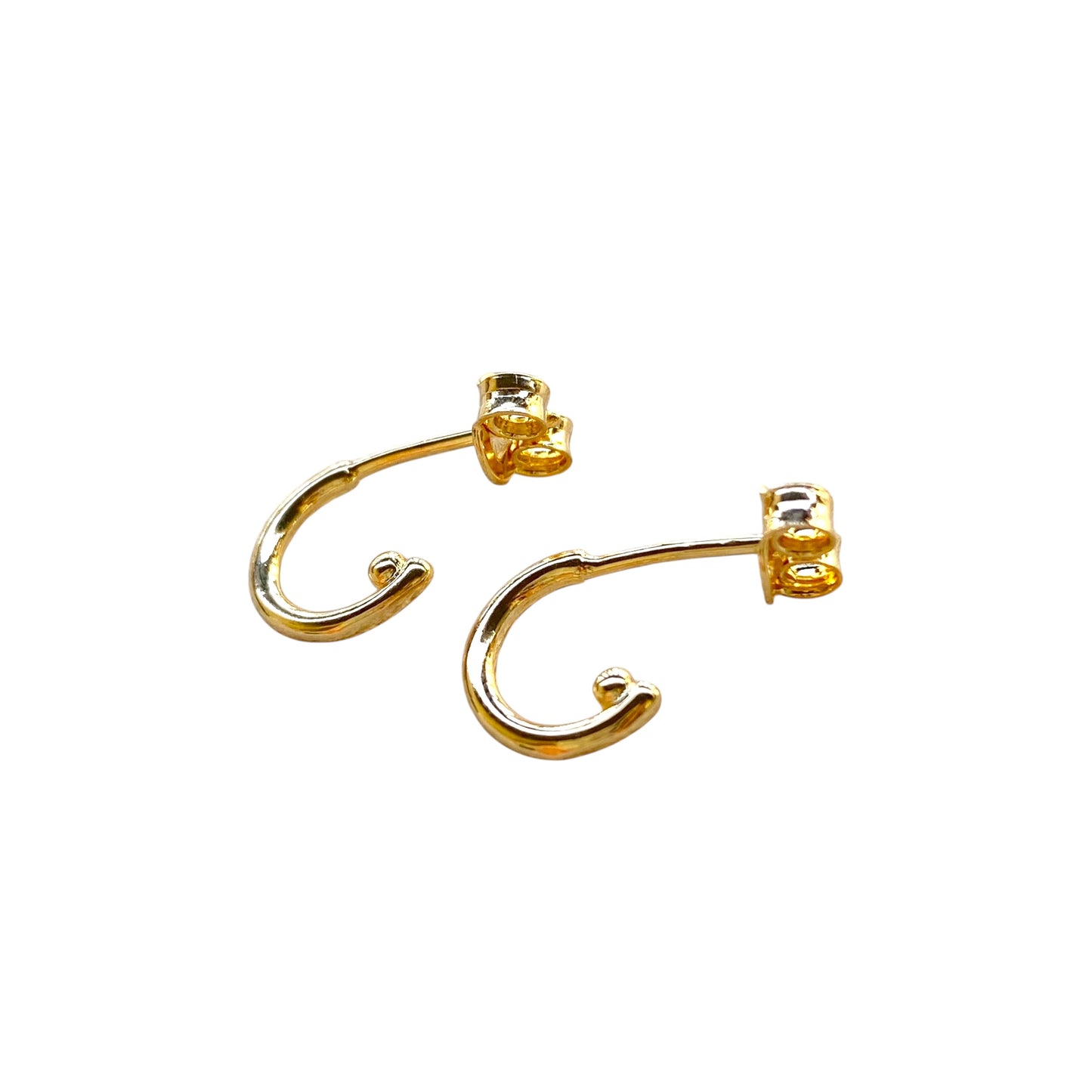 8mm Mini Open Hoop 18K Gold Filled Earrings