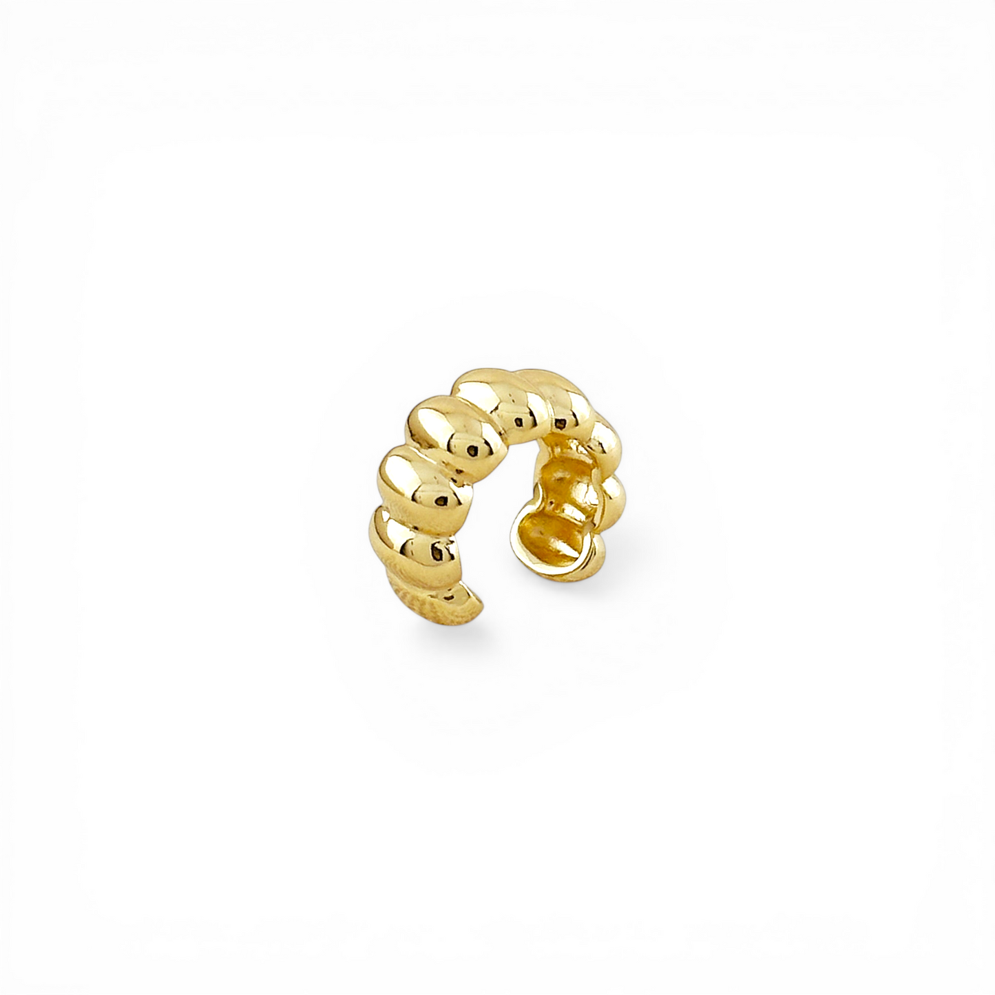 Scalloped 18K Gold Filled Ear Cuff