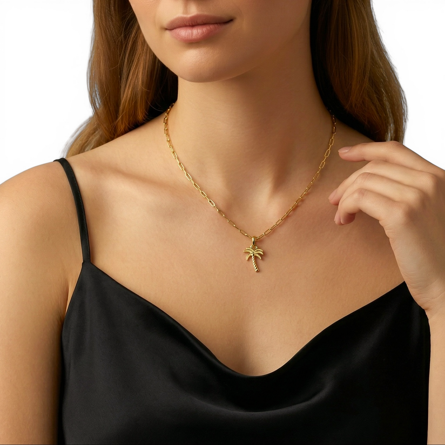 Palm Tree 16mm 18K Gold Filled Charm
