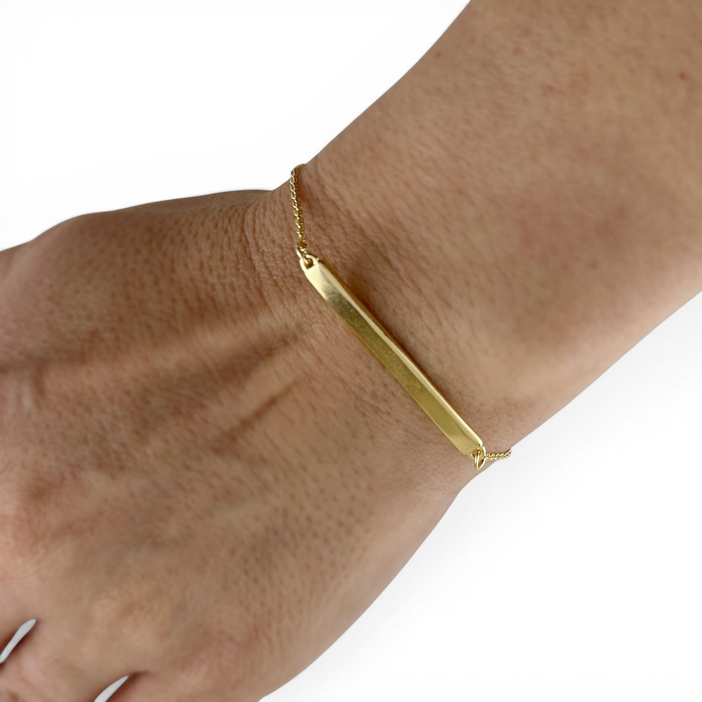 Polished Bar 18K Gold Filled Bracelet