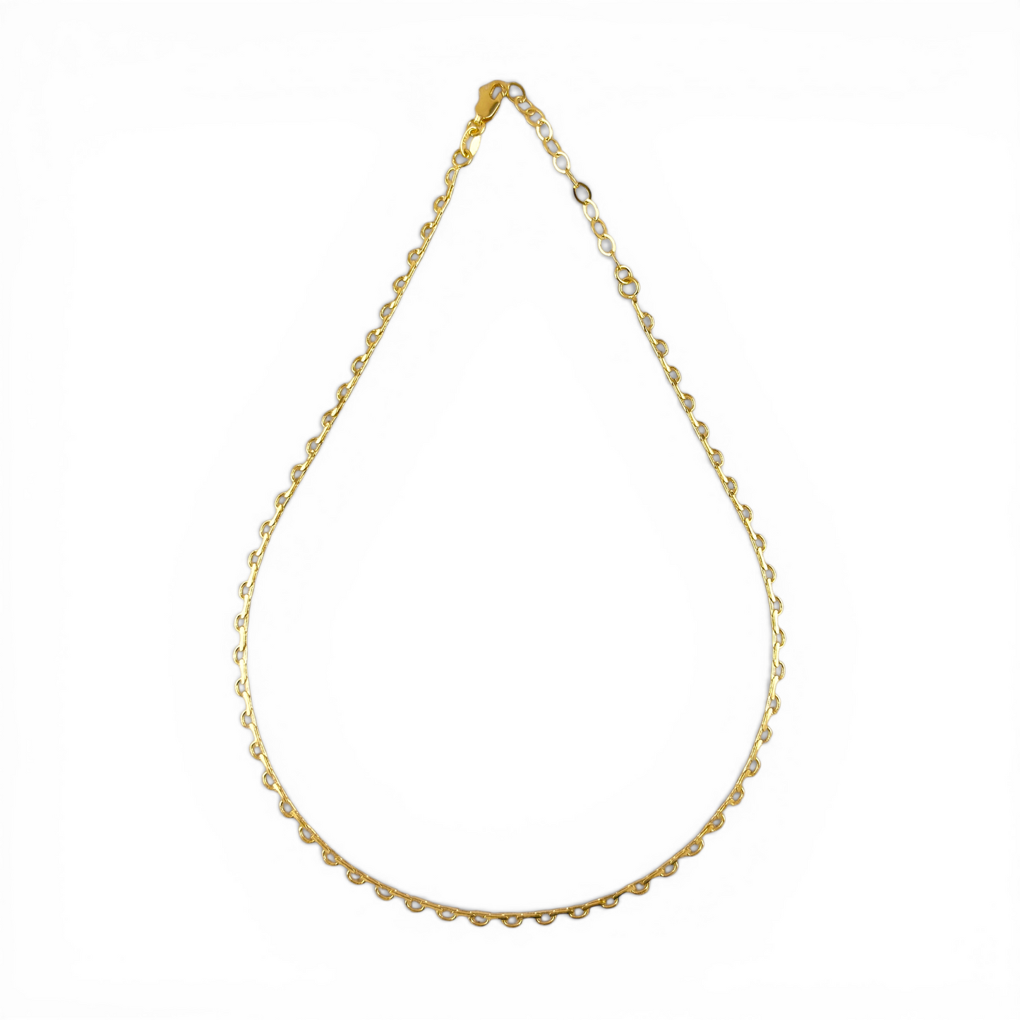 Lace Chain Choker 18K Gold Filled Necklace