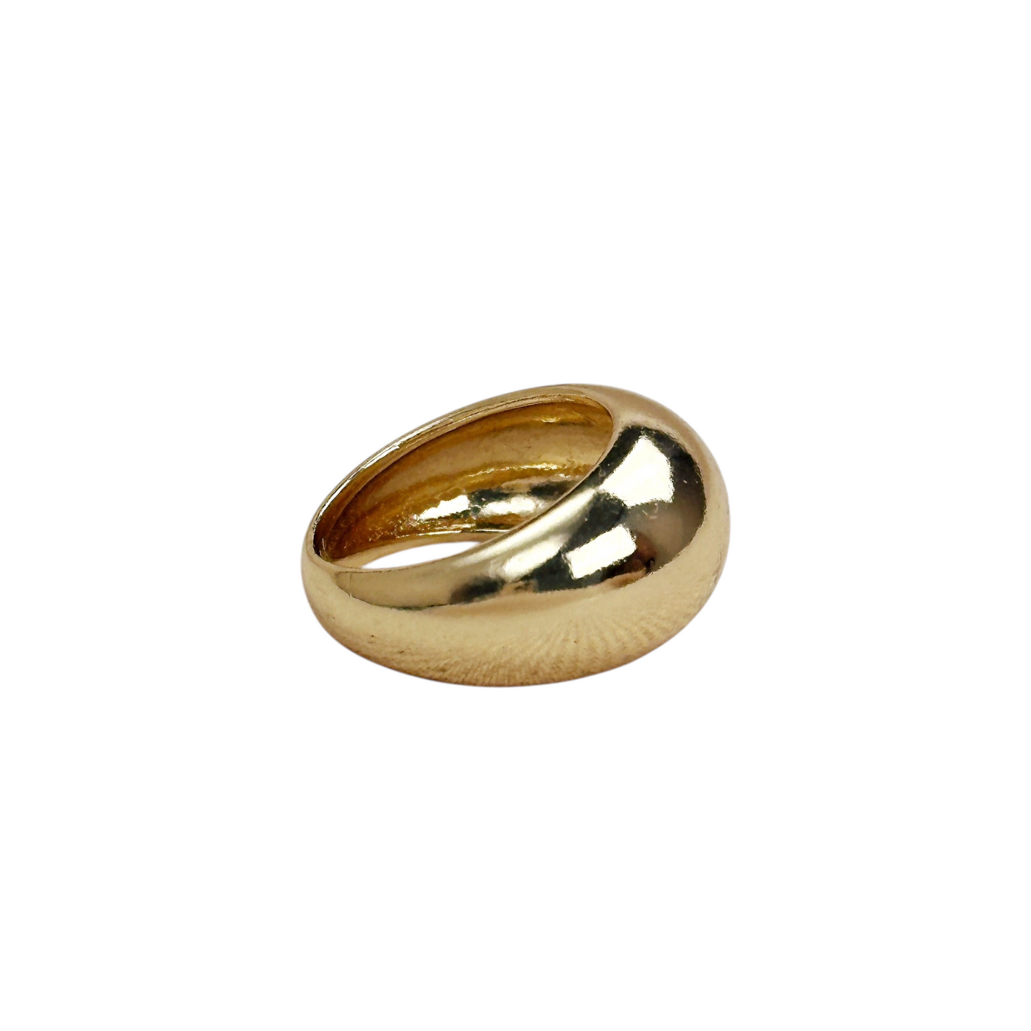 Polished Dome 18k Gold Filled Ring