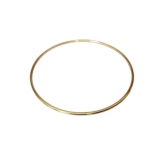 1.5mm Classic Bangle 18k Gold Filled Bracelet