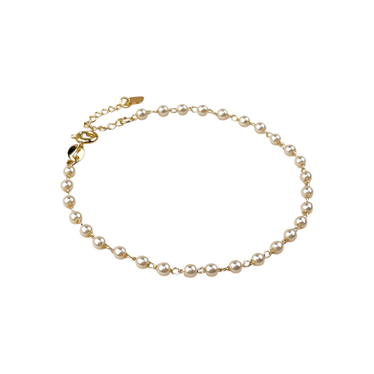 3mm Pear 18k Gold Filled Bracelet