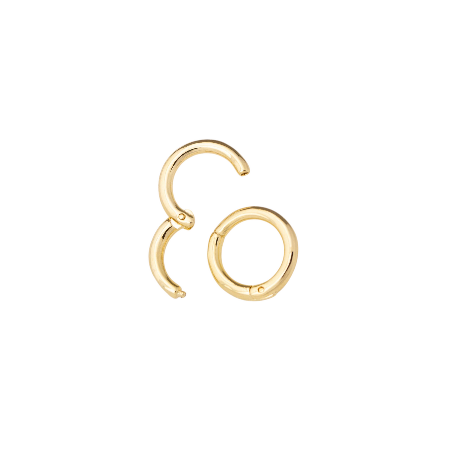 Mini Seamless Hoop 18K Gold Filled Earrings