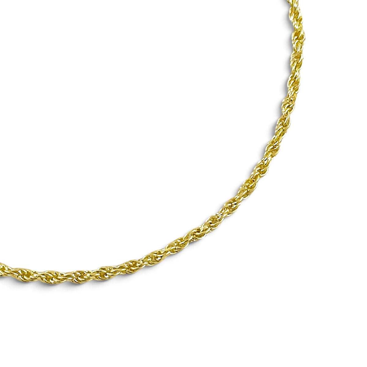 Rope Chain 1.7mm 18K Gold Filled Bracelet