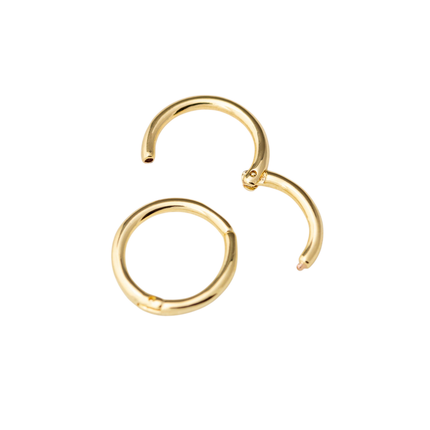 Mini Seamless Hoop 18K Gold Filled Earrings
