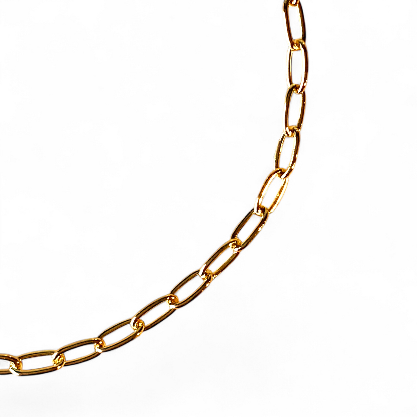 2.5mm Cable Link Chain 18K Gold Filled Bracelet