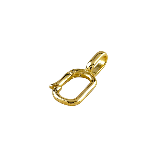 Carabiner 18k Gold Filled Pendant
