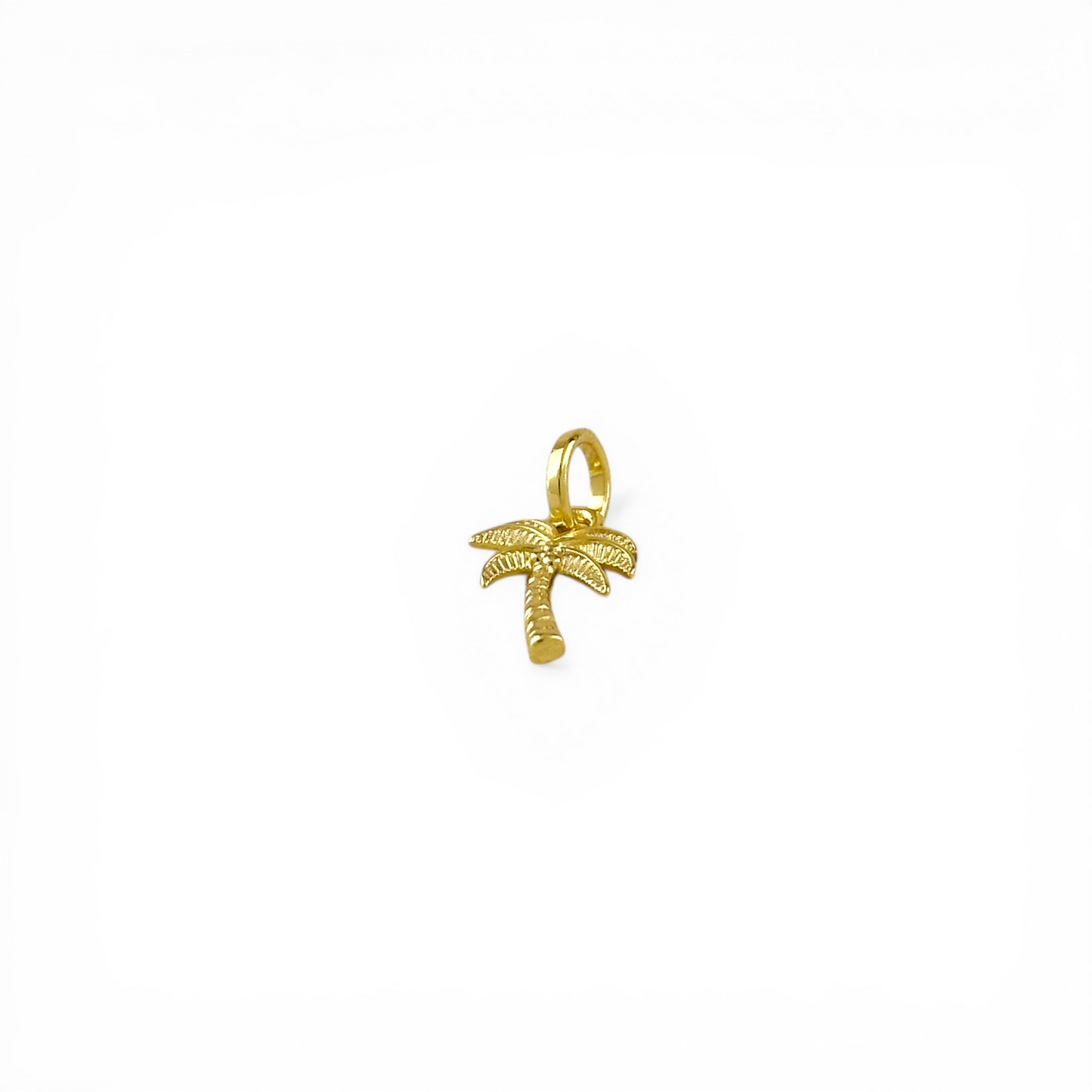 Palm Tree 16mm 18K Gold Filled Charm