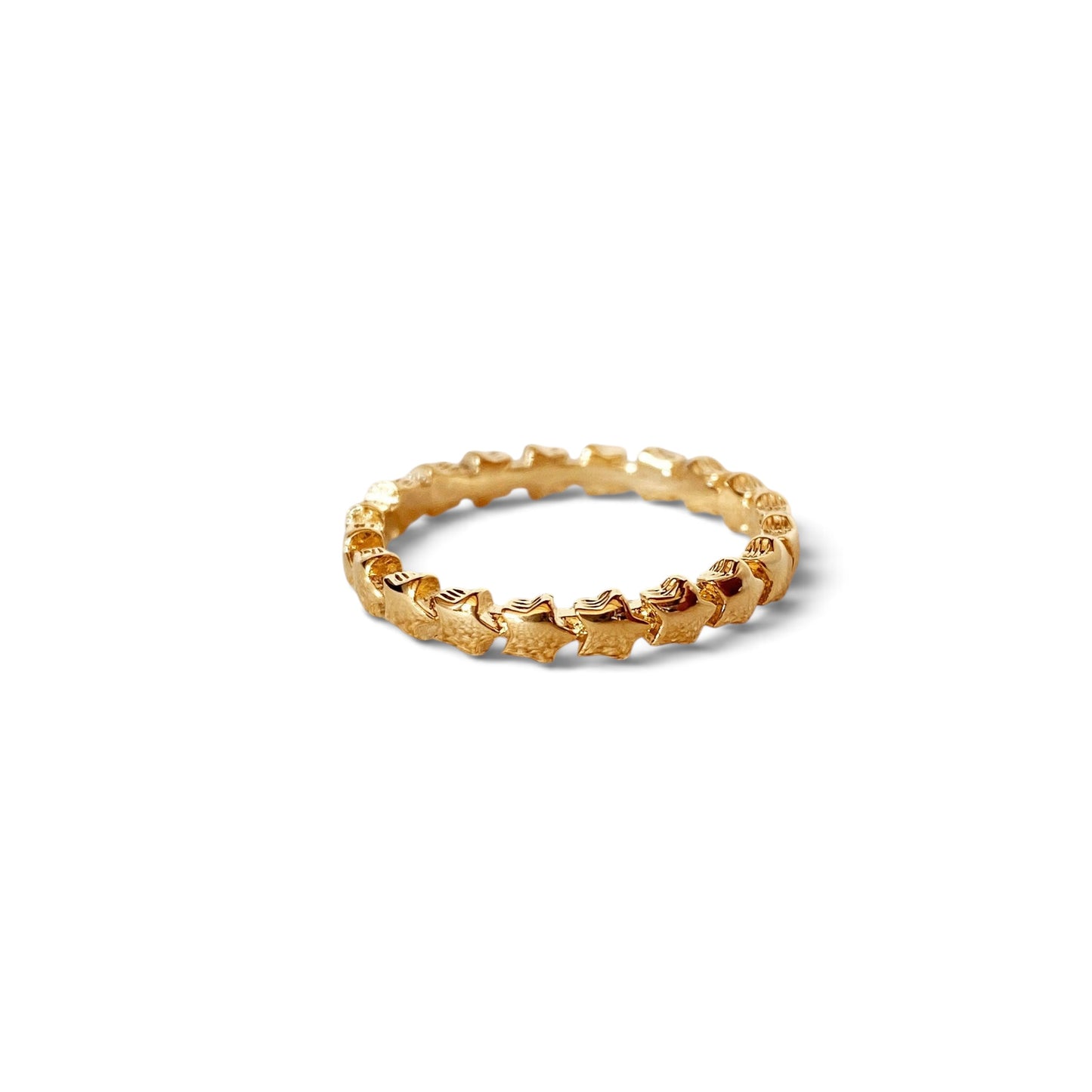 Stackable Star Band 2.2mm 18K Gold Filled Ring