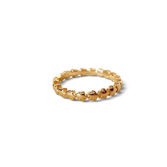 Stackable Star Band 2.2mm 18K Gold Filled Ring