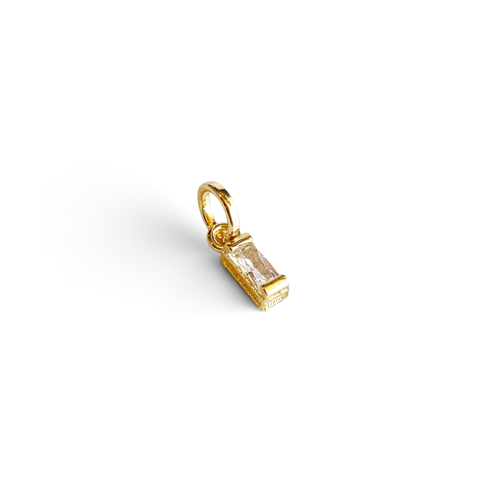 Baguette CZ Charm
