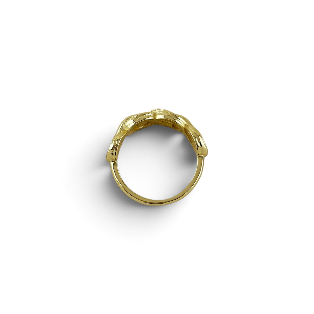 Braided Infinity Ring Sideview